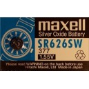 Pile bouton 377/SR626SW Maxell