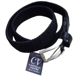 Ceinture cuir élastique