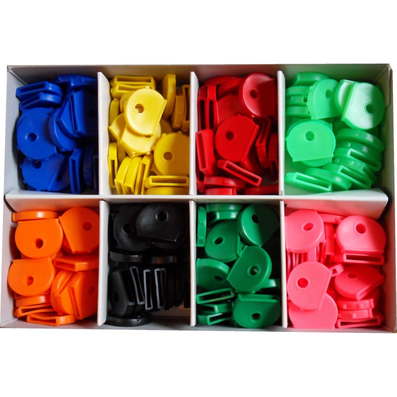 Couvre-clés assortiment de couleurs 10 pcs