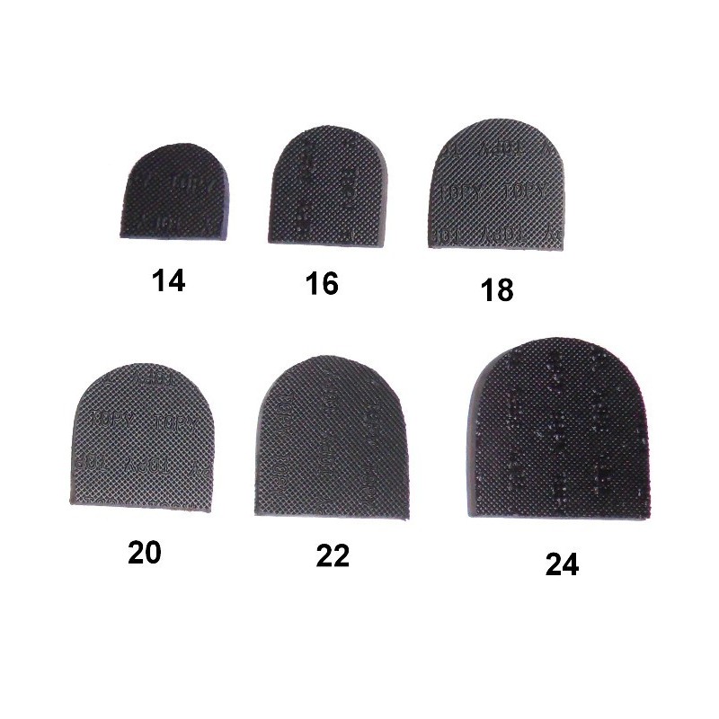 Lot De 3 Paires D'embouts De Talon Haut - 11 Mm, Noir, Pour Réparer Et Protéger Les Chaussures