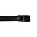 ceinture à boucle automatique cuir veritable noir