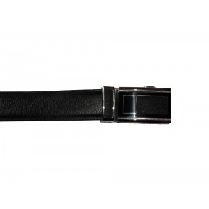 ceinture à boucle automatique cuir veritable noir