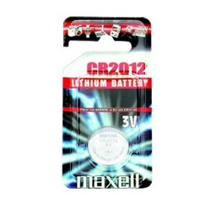 Piles boutons cr2012 MAXELL