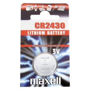 Pile Cr2430 lithium bouton MAXELL