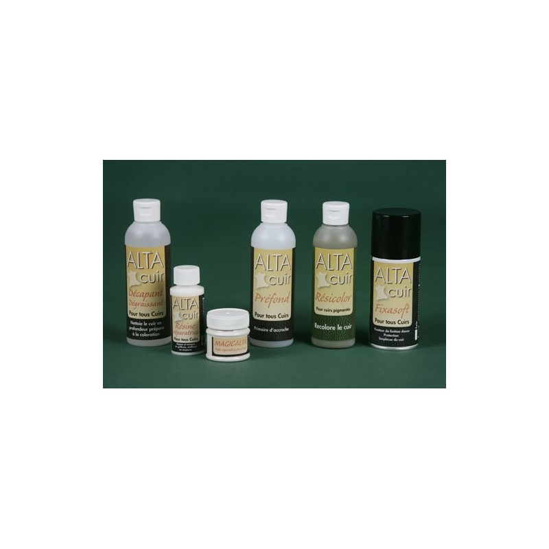 kit reparation recoloration pour cuir alta