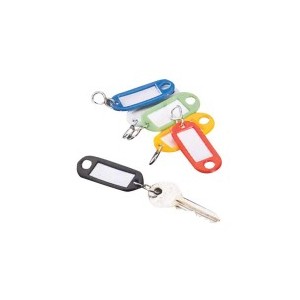 Porte clé étiquette (lot de 10 pièces)