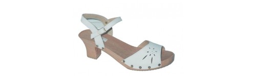 Sabot de Plage et mules cuir et bois Sabot de Plage et mules cuir et bois